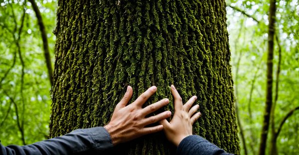 Les bienfaits insoupçonnés des câlins aux arbres